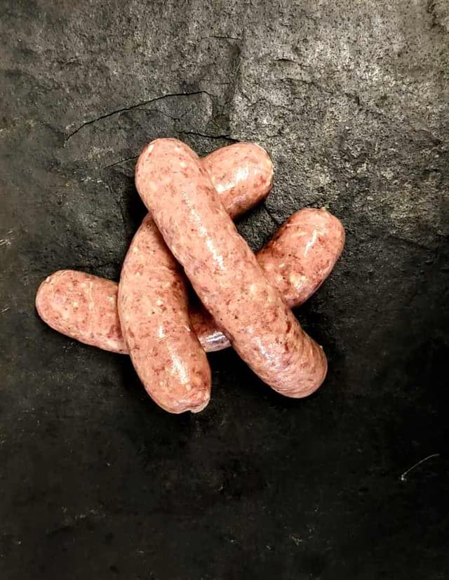 Saucisses d'agneau bacon et érable